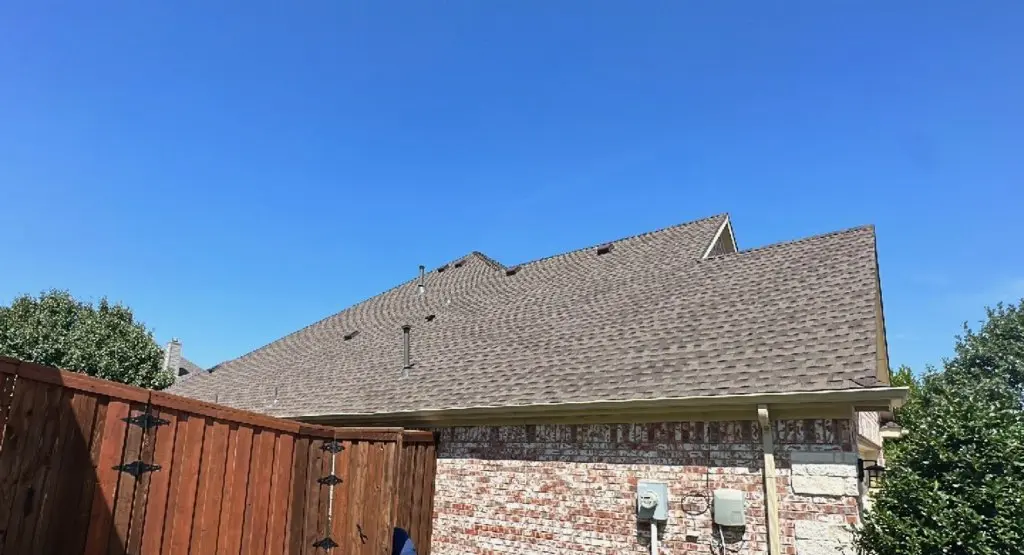 Completed roof replacement project in Needham